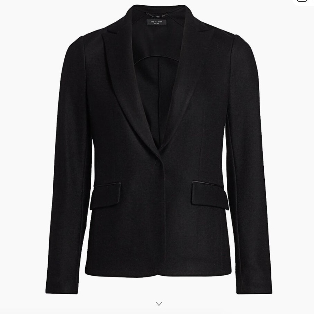 Rag & Bone Wool Black Blazer
